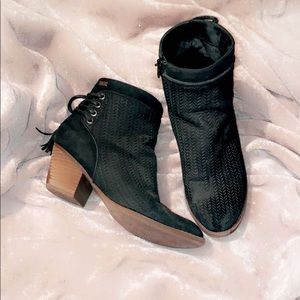 Black ankle boots